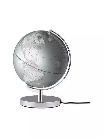 EMFORM | Leuchtglobus Terra Light 25cm silber | 